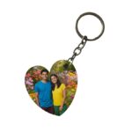 Customised Heart Shape MDF Keychain