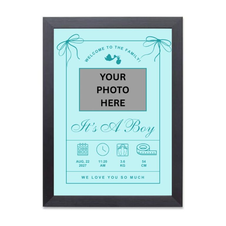 New Born Baby A4 Frame Listings (4)