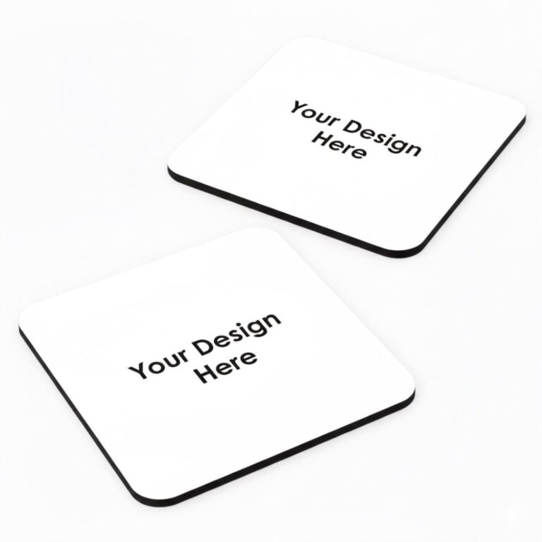 Personalised Coasters Set Of 2 Square (5)